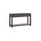 The Hamptons Collection 53” Gray Rectangular Wooden Sofa Console Table with Drawers and Shelf